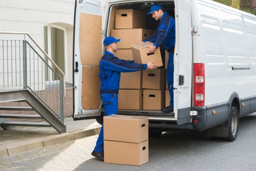 Careful handling of household items during a Tooting move