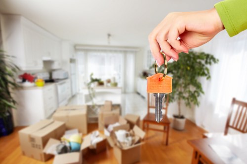 Protective wrapping used for fragile furniture during removals