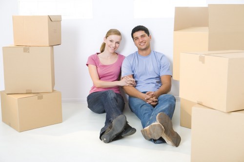 Checklist and packing supplies for a house move in Tooting