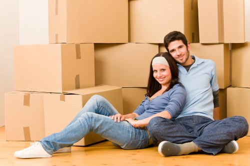 Removal team planning a local move in Tooting